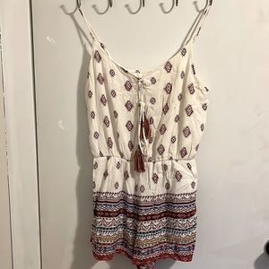 Printed romper